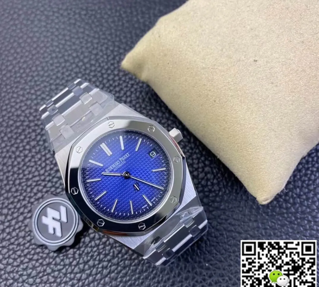 Audemars Piguet Royal Oak 15202IP.OO.1240IP.01 ZF Factory 1:1 Best Edition Replica Watch Blue Dial